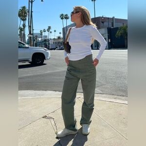 DJERF AVENUE Go To Pants Green